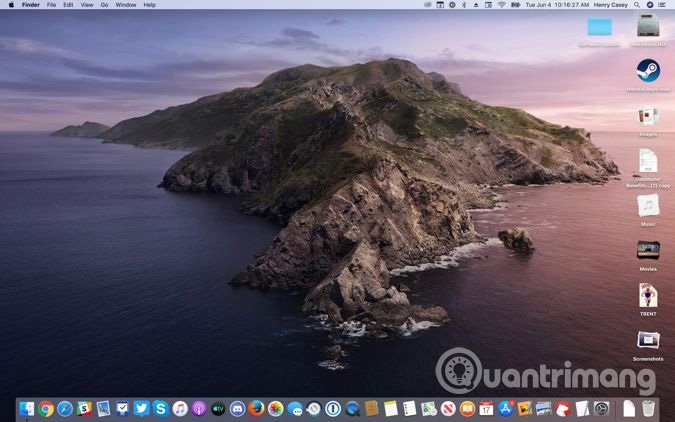 Mac chạy bản beta Catalina