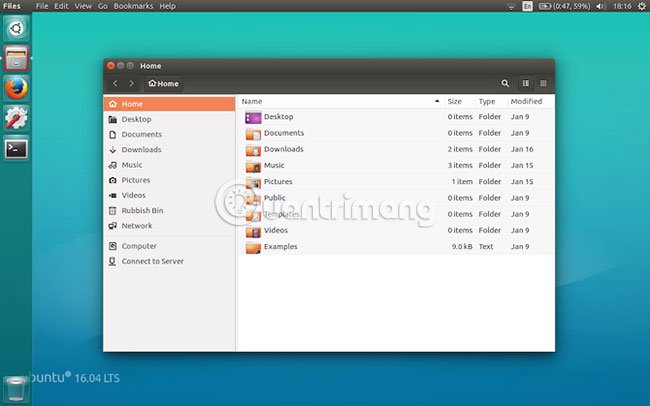 Desktop Unity trên hệ thống Ubuntu cũ