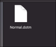 File Normal.dotm
