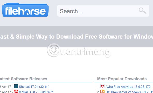 FileHorse tải phần mềm miễn phí