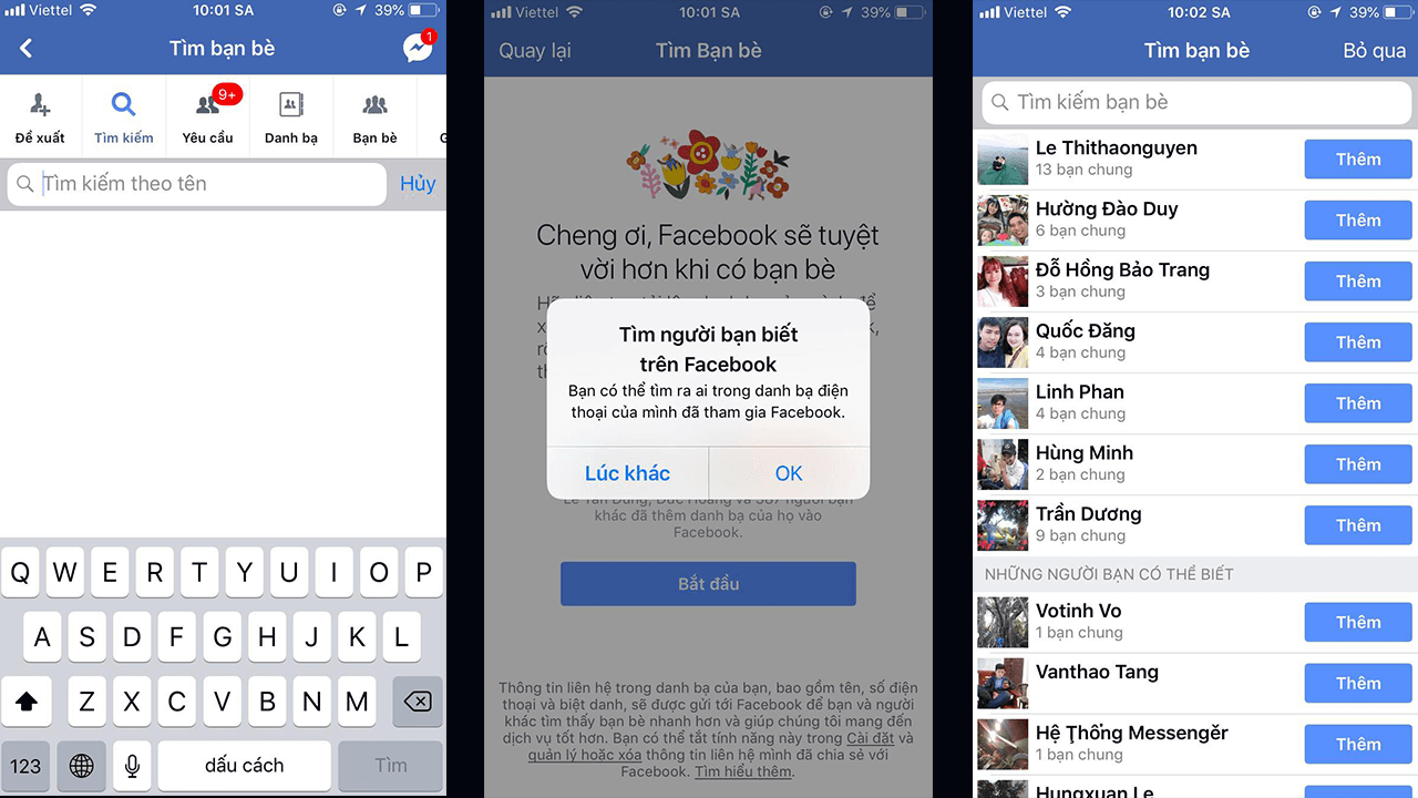 Cách tìm bạn bè trên facebook từ danh bạ điện thoại của mình - Công nghệ 40
